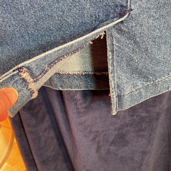 Vintage Dockers Jean Skirt Size 14 - Picture 4 of 6